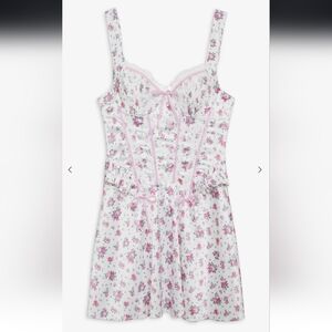 3357 NWT For Love And Lemons Thats Amore Slip Dress Sz Large